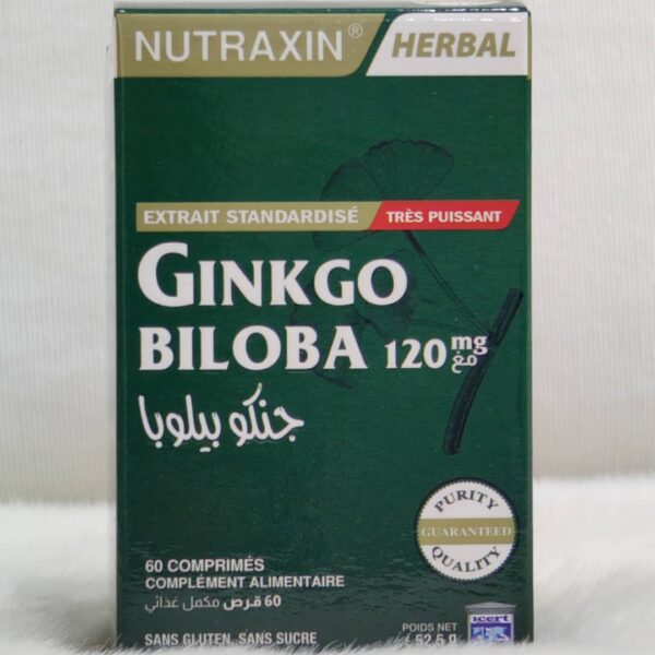 Nutraxin Vitals Ginkgo Biloba 120 mg – Image 2