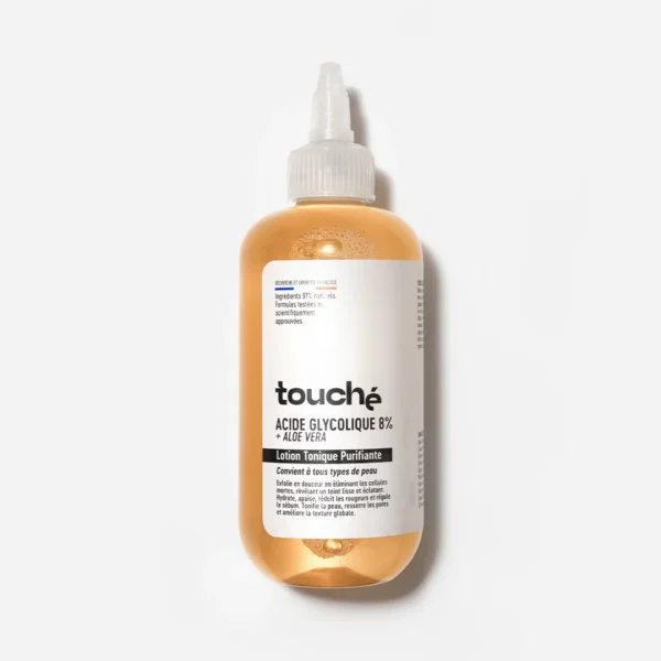 Touché Lotion Tonique Purifiante Acide Glycolique 8% + Aloe Vera