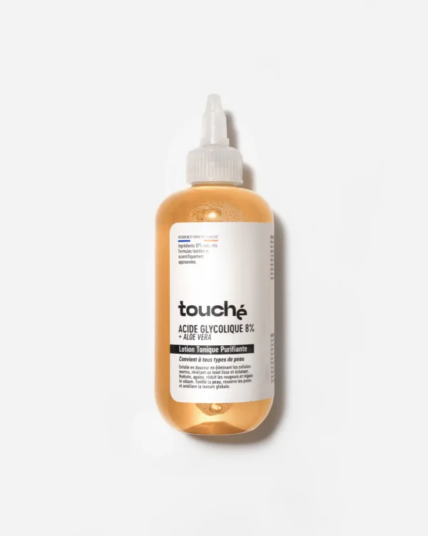 Touché Lotion Tonique Purifiante Acide Glycolique 8% + Aloe Vera