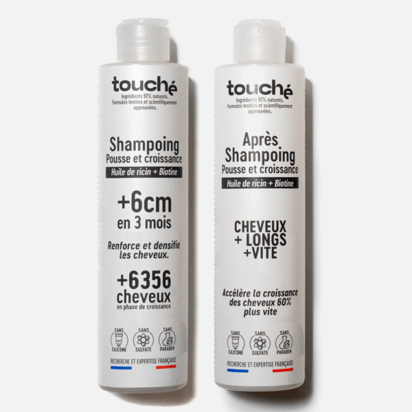 Pack shampooing et après-shampooing pousse et croissance
