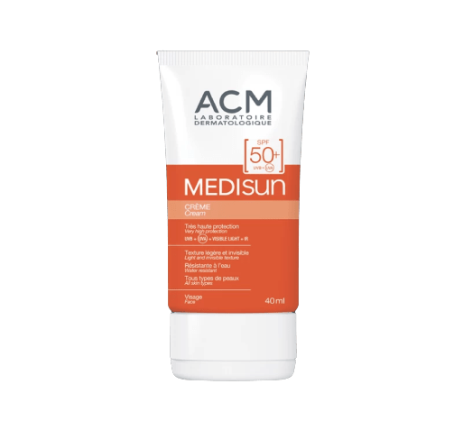 ACM Medisun Crème Écran Total SPF 50+ – Protection Invisible Très Haute – 40 ml
